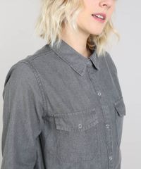 Camisa-Jeans-Feminina-Mindset-com-Bolsos-Manga-Longa-Preta-9479850-Preto_4