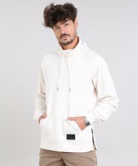 Blusao-Masculino-com-Bolso-em-Moletom-Gola-Alta-Bege-Claro-9362804-Bege_Claro_1