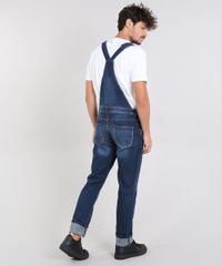 Macacao-Jeans-Masculino-Slim-com-Bolsos-Azul-Escuro-9562986-Azul_Escuro_2 Macacao-Jeans-Masculino-Slim-com-Bolsos-Azul-Escuro-9562986-Azul_Escuro_2