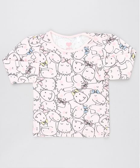 Blusa-Infantil-Estampada-Dinossauros-Manga-Longa-Decote-Redondo-Rosa-Claro-9556477-Rosa_Claro_1