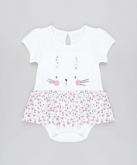 Body-Saia-Infantil-Coelha-com-Estampa-Floral-Manga-Curta-Decote-Redondo-Off-White-9450984-Off_White_1 Body-Saia-Infantil-Coelha-com-Estampa-Floral-Manga-Curta-Decote-Redondo-Off-White-9450984-Off_White_1