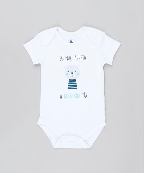 Body-Infantil--Nao-aperta-a-bochecha--Manga-Curta-Gola-Careca-Branco-9457052-Branco_1