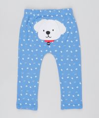 Calca-Infantil-Cachorro-Estampado-com-Ossinhos-Azul-9445924-Azul_1