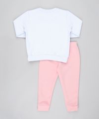 Conjunto-Infantil-Margarida-de-Blusao-Branco---Calca-em-Moletom-Rosa-9169072-Rosa_2