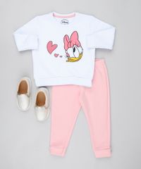 Conjunto-Infantil-Margarida-de-Blusao-Branco---Calca-em-Moletom-Rosa-9169072-Rosa_3