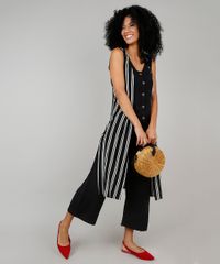 Macacao-Feminino-Pantacourt-com-Linho-e-Botoes-Alca-Media-Preto-9546656-Preto_3