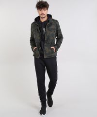 Jaqueta-de-Sarja-Masculina-Estampada-Camuflada-com-Bolsos-Verde-Militar-1-9525534-Verde_Militar_1_3