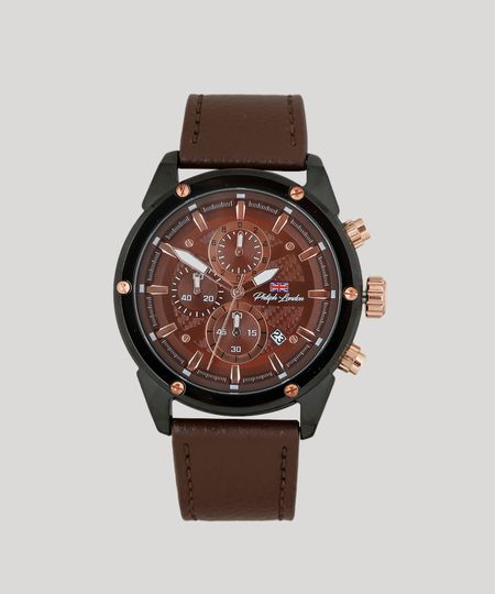 Relogio-Cronografo-Philiph-London-Masculino---PL80078612M-Marrom-9532514-Marrom_1