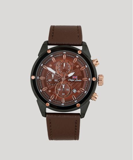 Relogio-Cronografo-Philiph-London-Masculino---PL80078612M-Marrom-9532514-Marrom_1
