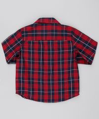 Camisa-Infantil-Estampada-Xadrez-com-Bolso-Manga-Longa-Azul-Marinho-9378800-Azul_Marinho_2
