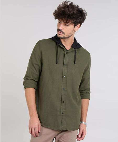 Camisa-Masculina-com-Capuz-Removivel-Manga-Longa-Verde-Militar-9383069-Verde_Militar_1 Camisa-Masculina-com-Capuz-Removivel-Manga-Longa-Verde-Militar-9383069-Verde_Militar_1