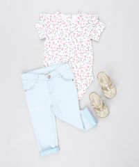 Body-Infantil-Estampado-Floral-com-Babado-Manga-Curta-Decote-Redondo-Branco-9450983-Branco_3