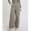 Calca-Feminina-Mindset-Pantalona-Cargo-em-Sarja-Verde-Militar-9606532-Verde_Militar_1