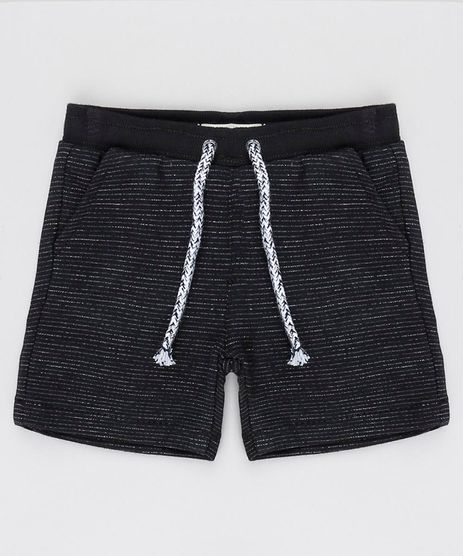 Short-Infantil-em-Moletom-com-Bolso-e-Cordao-Preto-9527102-Preto_1