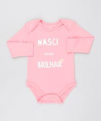 Body-Infantil--Nasci-para-Brilhar--Manga-Longa-Decote-Redondo-Rosa-medio-9443092-Rosa_Medio_1