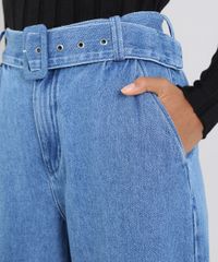 Calca-Jeans-Feminina-Mindset-Reta-Cropped-com-Cinto-Azul-Medio-9618497-Azul_Medio_4