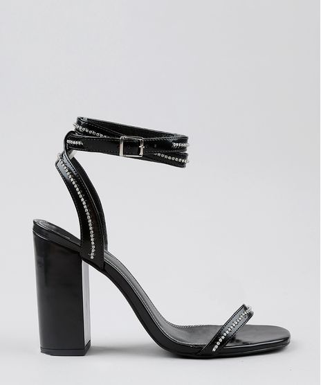 Sandalia-Feminina-Mindset-com-Strass-Preta-9602455-Preto_1