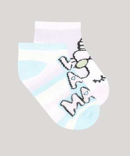 Kit-de-2-Meias-Infantis-Soquete-Unicornio-Multicor-9327912-Multicor_1