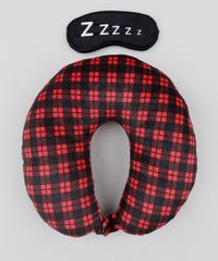 Kit-de-Apoio-de-Pescoco-Estampado-Xadrez---Tapa-Olho-Preto-9522191-Preto_1