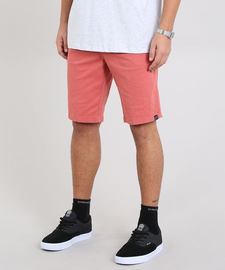 Bermuda-de-Sarja-Masculina-Slim-com-Bolsos-Cobre-9563647-Cobre_1
