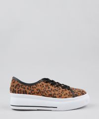 Tenis-Feminino-Beira-Rio-Flatform-Estampado-Animal-Print-Marrom-9595506-Marrom_1