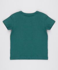 Camiseta-Infantil-Ursinhos--El-Papi--Manga-Curta-Gola-Redonda-Verde-Militar-9530777-Verde_Militar_2