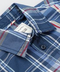 Camisa-Infantil-Estampada-Xadrez-com-Bolso-Manga-Curta-Azul-9378802-Azul_4