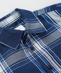 Camisa-Infantil-Estampada-Xadrez-com-Bolso-Manga-Longa-Azul-Marinho-9378798-Azul_Marinho_5