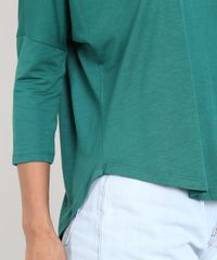 Blusa-Feminina-Ampla-Basica-Manga-Longa-Verde-9509004-Verde_4