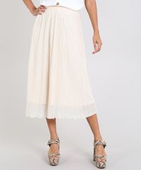 Saia-Midi-Feminina-Plissada-Kaki-9434363-Kaki_1