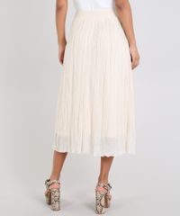 Saia-Midi-Feminina-Plissada-Kaki-9434363-Kaki_2
