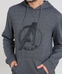 Blusao-Masculino-Os-Vingadores-com-Capuz-e-Bolso-em-Moletom-Cinza-Mescla-Escuro-9340182-Cinza_Mescla_Escuro_4