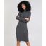 Vestido-Feminino-Curto-em-Trico-Manga-Longa-Gola-Alta-Cinza-Mescla-Escuro-9571023-Cinza_Mescla_Escuro_1