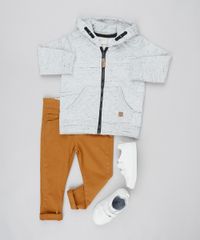 Blusao-Infantil-com-Bolso-e-Capuz-em-Moletom-Cinza-Mescla-Claro-9356844-Cinza_Mescla_Claro_3