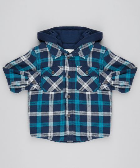 Jaqueta-Infantil-Acolchoada-Estampada-Xadrez-em-Flanela-com-Capuz-Azul-Petroleo-9364252-Azul_Petroleo_1 Jaqueta-Infantil-Acolchoada-Estampada-Xadrez-em-Flanela-com-Capuz-Azul-Petroleo-9364252-Azul_Petroleo_1