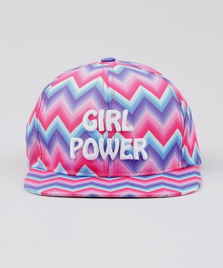 Bone-Infantil-Aba-Reta--Girl-Power--Estampado-Chevron--Rosa-9531474-Rosa_1 Bone-Infantil-Aba-Reta--Girl-Power--Estampado-Chevron--Rosa-9531474-Rosa_1