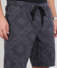 Bermuda-de-Sarja-Masculina-Estampada-de-Bandana-Chumbo-9559745-Chumbo_2