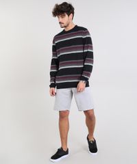 Bermuda-Masculina-com-Bolsos-e-Cordao-Cinza-Mescla-Claro-9536071-Cinza_Mescla_Claro_3