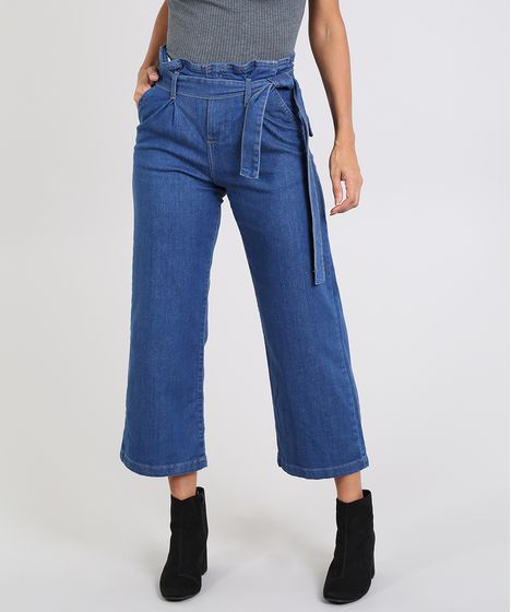 calça clochard jeans cea