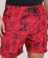 Short-Masculino-Estampado-Duff-com-Bolso-Vermelho-9570219-Vermelho_2