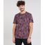 Camiseta-Masculina-Estampada-Folhagem-Manga-Curta-Gola-Careca-Vinho-9572798-Vinho_1