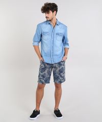 Bermuda-Masculina-Slim-Estampada-de-Folhagem-Cinza-Mescla-Escuro-9533322-Cinza_Mescla_Escuro_3 Bermuda-Masculina-Slim-Estampada-de-Folhagem-Cinza-Mescla-Escuro-9533322-Cinza_Mescla_Escuro_3