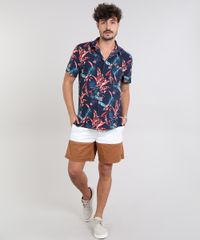 Bermuda-de-Sarja-Masculina-com-Listras-Azul-Marinho-9542151-Azul_Marinho_3