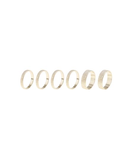 Kit-de-6-Aneis-Texturizados-Dourado-8459377-Dourado_1
