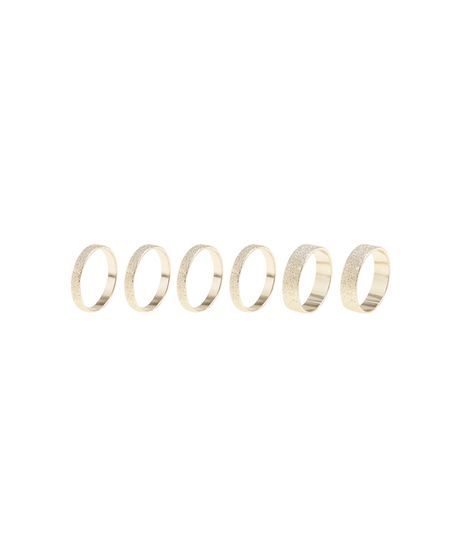 Kit-de-6-Aneis-Texturizados-Dourado-8459377-Dourado_1