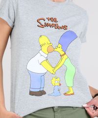 Blusa-Feminina-Os-Simpsons-Manga-Curta-Decote-Redondo-Cinza-Mescla-9609078-Cinza_Mescla_5