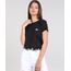 Blusa-Feminina--Queen--Manga-Curta-Decote-Redondo-Preta-9609585-Preto_1