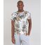 Camiseta-Masculina-Slim-Fit-Estampada-de-Folhagens-Manga-Curta-Gola-Careca-Cinza-Mescla-Claro-9341817-Cinza_Mescla_Claro_1