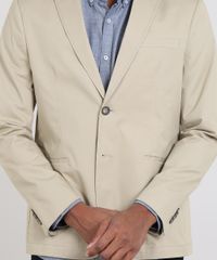 Blazer-Masculino-com-Bolsos-Kaki-9357897-Kaki_4
