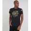 Camiseta-Masculina-Slim-Fit-com-Estampa-de-Cobra-Manga-Curta-Gola-Careca-Preta-9524263-Preto_1